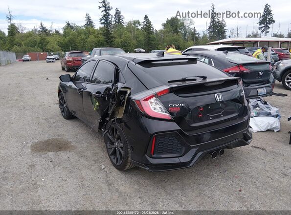 SHHFK7H97HU413285 2017 HONDA CIVIC Black უკანა მარცხენა