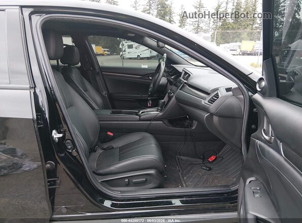SHHFK7H97HU413285 2017 HONDA CIVIC Black წინა სალონის ხედი