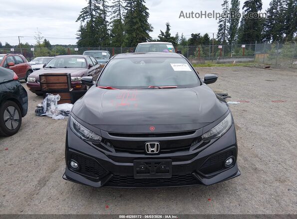 SHHFK7H97HU413285 2017 HONDA CIVIC Black უკანა სალონის ხედი