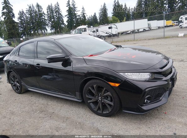 SHHFK7H97HU413285 2017 HONDA CIVIC Black სალონის 360-გრადუსიანი ხედი
