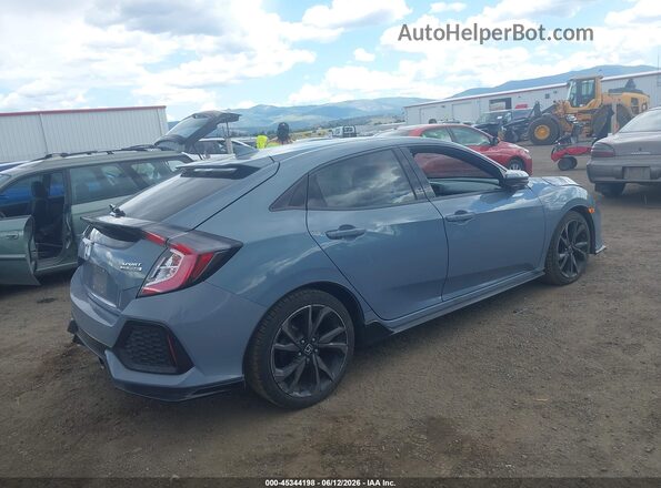 SHHFK7H98KU423573 2019 HONDA CIVIC Light Blue Задня права чверть