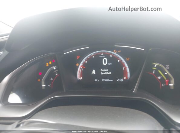 SHHFK7H98KU423573 2019 HONDA CIVIC Light Blue Вид задніх сидінь