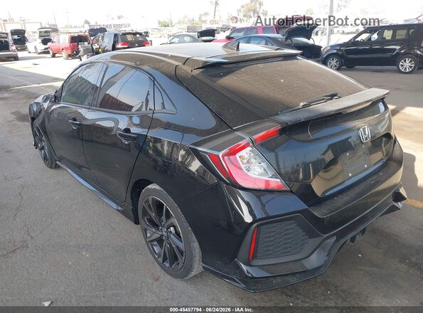 SHHFK7H99HU418570 2017 HONDA CIVIC Black Հետևի ձախ