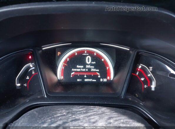 SHHFK7H99HU418570 2017 HONDA CIVIC Black Հետևի նստատեղերի տեսք
