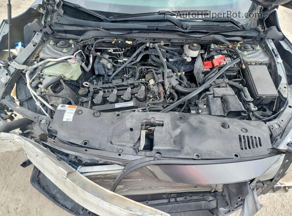 SHHFK7H99KU215850 2019 HONDA CIVIC Gray Widok wnętrza z tyłu