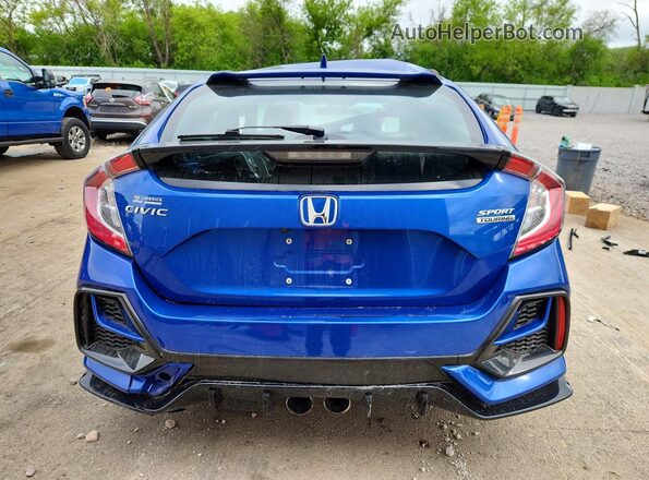 SHHFK7H99LU210343 2020 HONDA CIVIC Blue Widok z tyłu