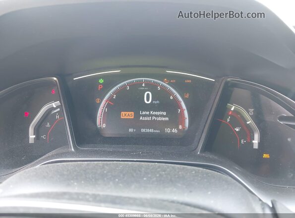 SHHFK7H99LU218054 2020 HONDA CIVIC Black უკანა სავარძლების ხედი