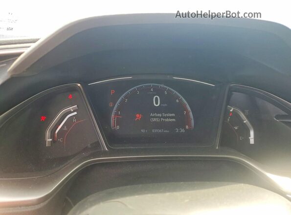 SHHFK7H99MU206617 2021 HONDA CIVIC Silver Սարքավորումների վահանակի տեսք
