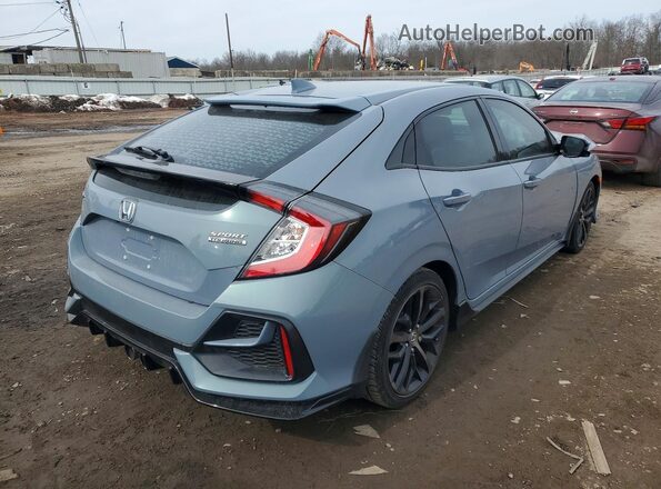 SHHFK7H99MU405795 2021 HONDA CIVIC Blue Rear right