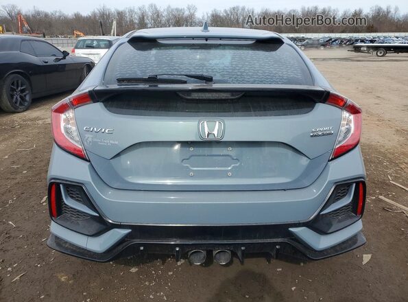SHHFK7H99MU405795 2021 HONDA CIVIC Blue Rear view