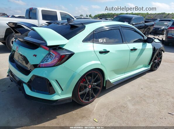SHHFK8G71HU200175 2017 HONDA CIVIC Green Задня права чверть