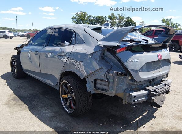 SHHFK8G74MU202500 2021 HONDA CIVIC Gray Rear left
