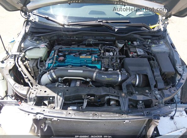 SHHFK8G74MU202500 2021 HONDA CIVIC Gray Rear view