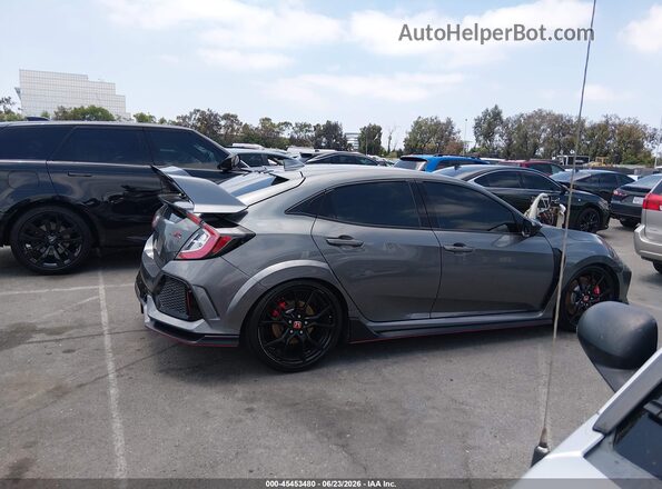 SHHFK8G75KU203376 2019 HONDA CIVIC TYPE R Gray Widok wnętrza z tyłu