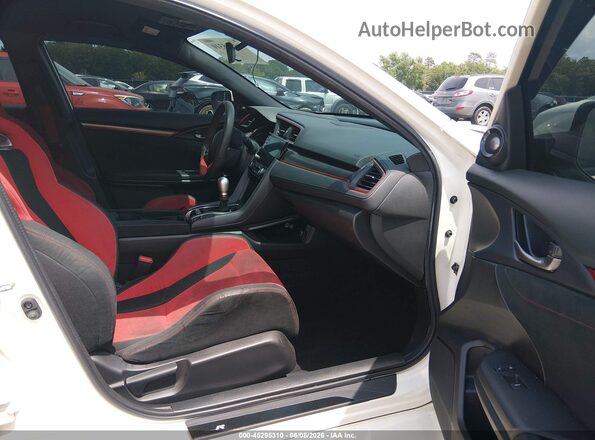 SHHFK8G77LU201579 2020 HONDA CIVIC TYPE R White Widok wnętrza z przodu