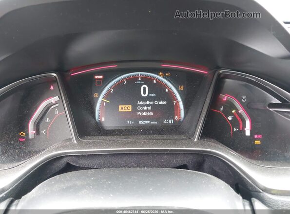SHHFK8G77MU205861 2021 HONDA CIVIC Gray Widok tylnych siedzeń