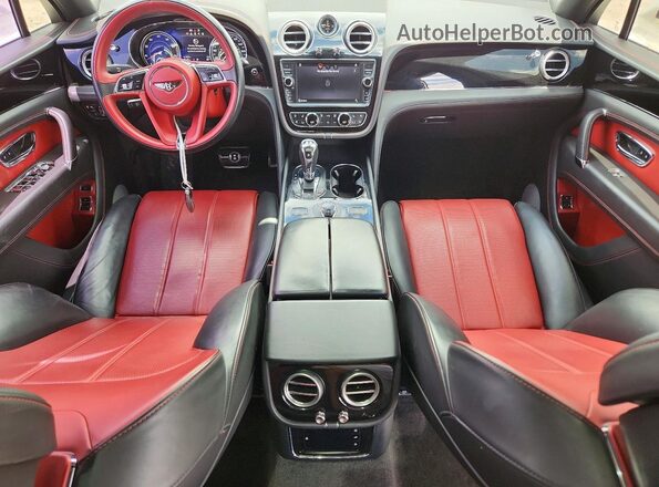 SJAAC2ZV0JC018473 2018 BENTLEY BENTAYGA White Vista del salpicadero
