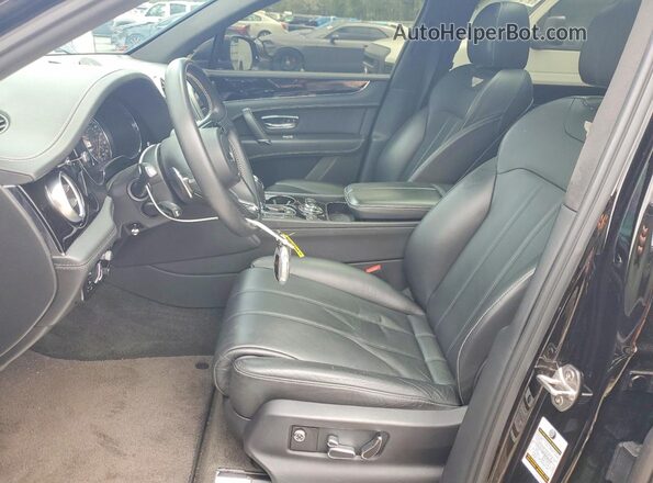 SJAAM2ZV1KC026743 2019 BENTLEY BENTAYGA Black Вид салону спереду