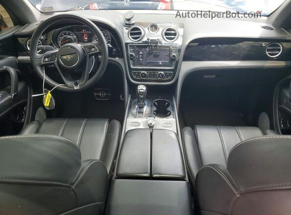 SJAAM2ZV1KC026743 2019 BENTLEY BENTAYGA Black Вид панелі приладів