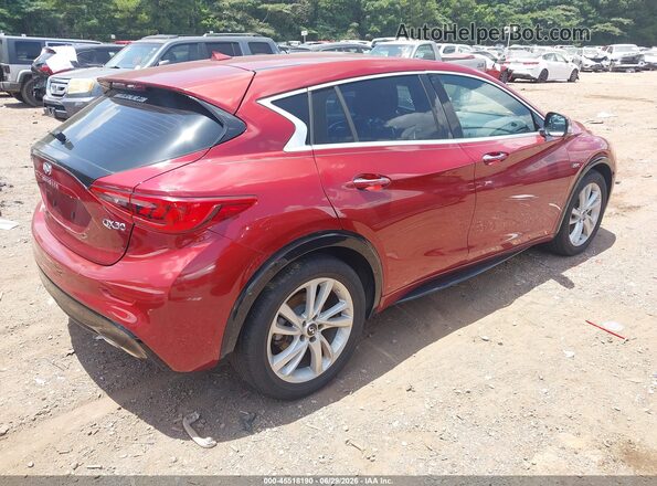 SJKCH5CP0HA033000 2017 INFINITI QX30 Red Rear right