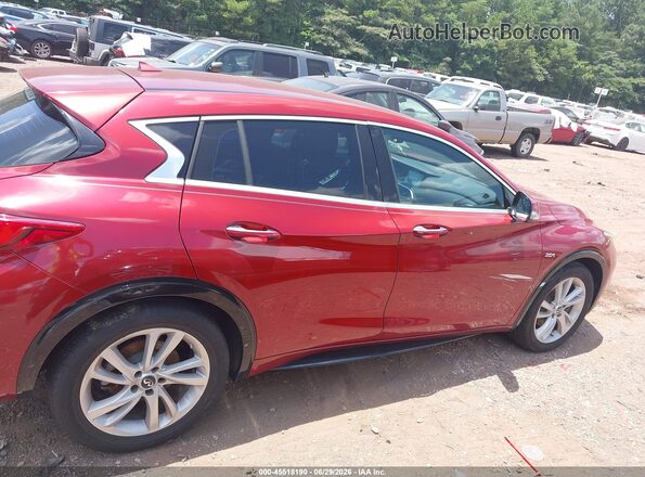 SJKCH5CP0HA033000 2017 INFINITI QX30 Red Rear interior view