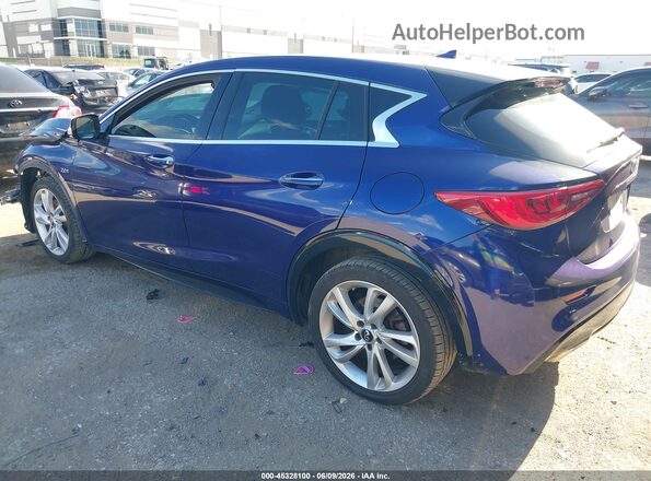 SJKCH5CP3HA016420 2017 INFINITI QX30 Blue Rear left