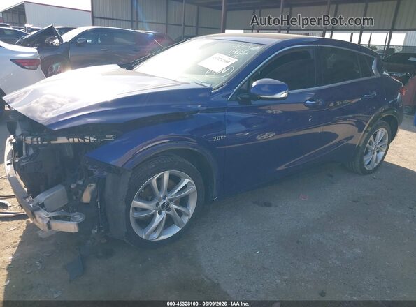 SJKCH5CP3HA016420 2017 INFINITI QX30 Blue Front left