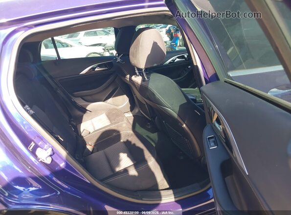 SJKCH5CP3HA016420 2017 INFINITI QX30 Blue Rear seats view