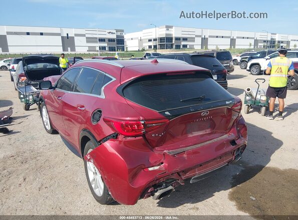 SJKCH5CP3JA004967 2018 INFINITI QX30 Red Հետևի ձախ