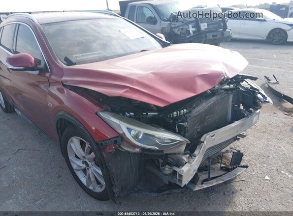 SJKCH5CP3JA004967 2018 INFINITI QX30 Red Դիմացի տեսք