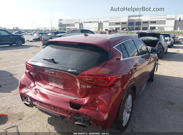 SJKCH5CP3JA004967 2018 INFINITI QX30 Red Հետևի աջ