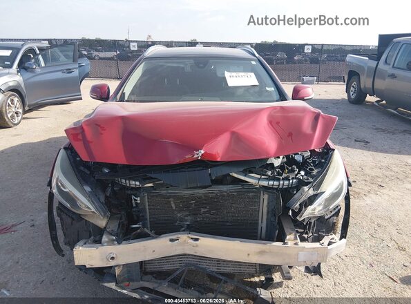 SJKCH5CP3JA004967 2018 INFINITI QX30 Red Առջևի վահանակի տեսք