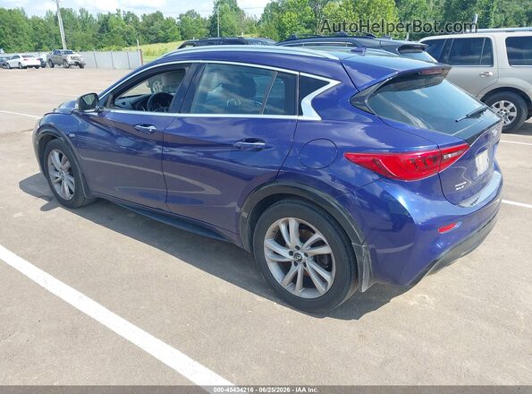 SJKCH5CP4JA005948 2018 INFINITI QX30 Purple Հետևի ձախ