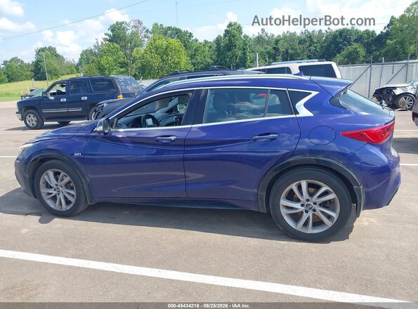SJKCH5CP4JA005948 2018 INFINITI QX30 Purple Սալոնի 360 աստիճան տեսք