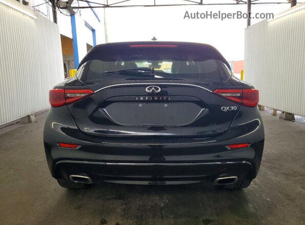 SJKCH5CP4JA059928 2018 INFINITI QX30 Black Widok z tyłu