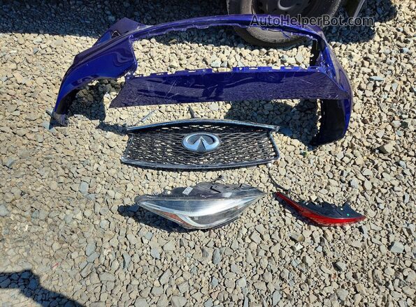 SJKCH5CP5HA031629 2017 INFINITI QX30 Blue Widok naklejki z numerem VIN