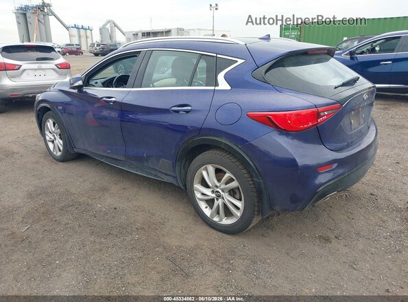 SJKCH5CP6HA024897 2017 INFINITI QX30 Blue Հետևի ձախ