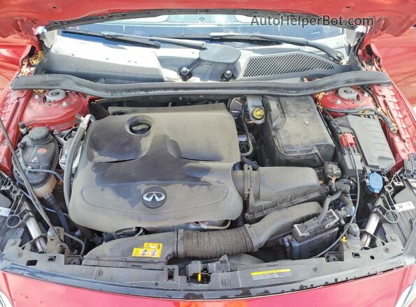 SJKCH5CP6KA007590 2019 INFINITI QX30 Красный Вид подкапотного пространства