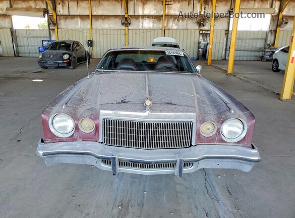 SS22K6R152334 1976 CHRYSLER CORDOBA Бордовый 