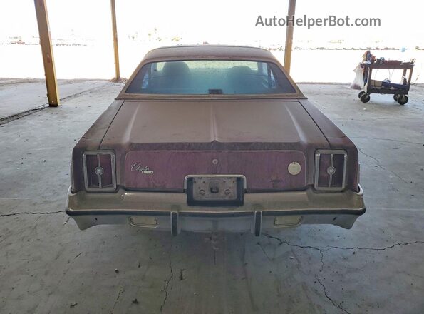 SS22K6R152334 1976 CHRYSLER CORDOBA Бордовый 