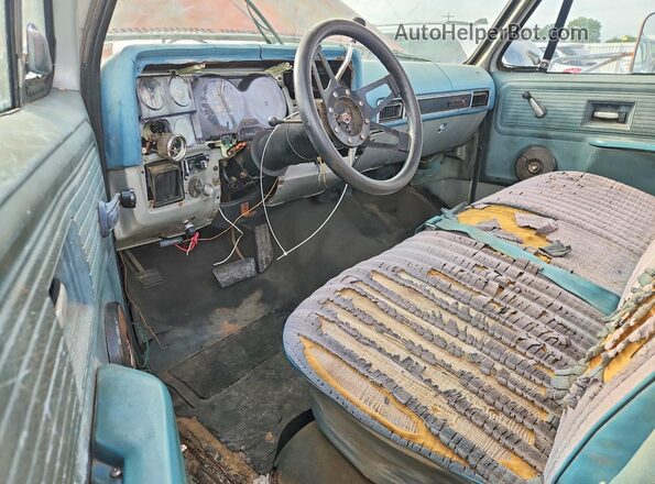 TCS349B533630 1979 GMC C3500 White Widok deski rozdzielczej