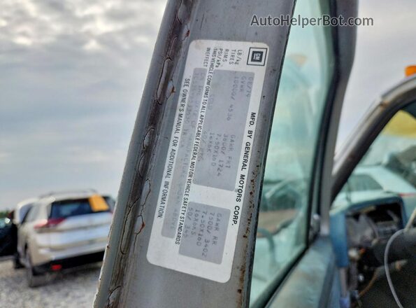 TCS349B533630 1979 GMC C3500 White Widok naklejki z numerem VIN