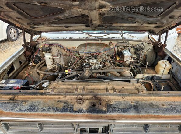 TCS349B533630 1979 GMC C3500 White Widok wnętrza z tyłu