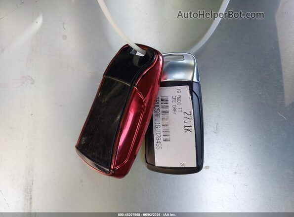 TRUC5AFV1G1028455 2016 AUDI TT Gray Widok deski rozdzielczej