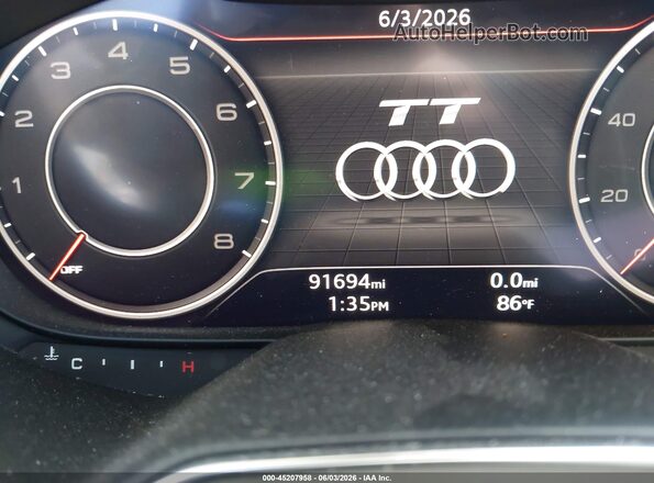 TRUC5AFV1G1028455 2016 AUDI TT Gray 