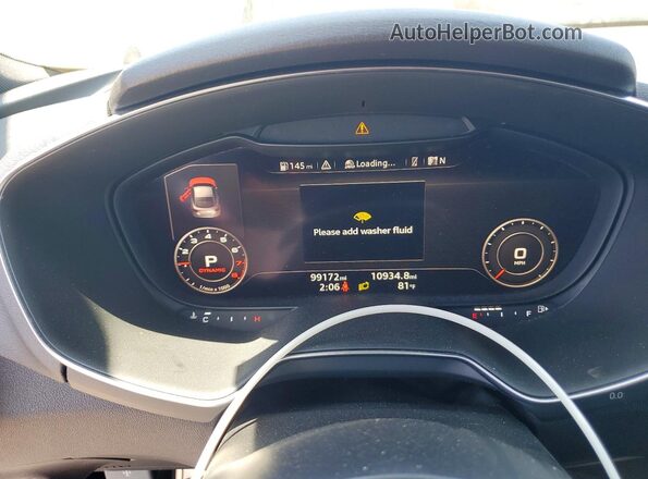 TRUC5AFV4H1009187 2017 AUDI TT Gray Instrument cluster view