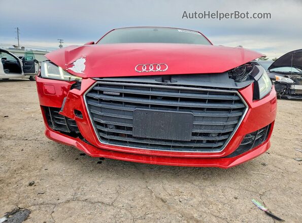 TRUC5AFV9G1025383 2016 AUDI TT Red Front view