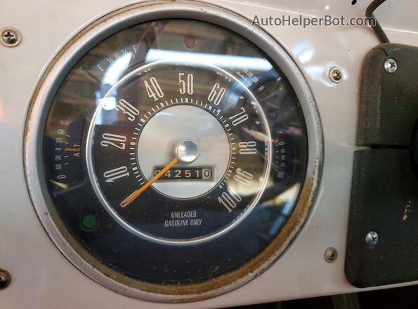 U15GLY41816 1977 FORD BRONCO Синий Вид щитка приборов