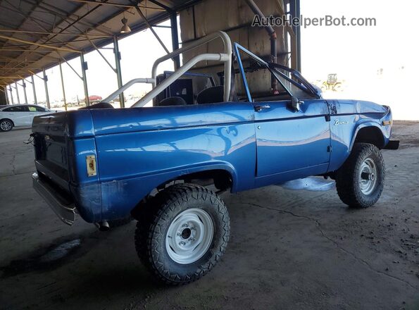 U15GLY41816 1977 FORD BRONCO Синий Задняя правая четверть