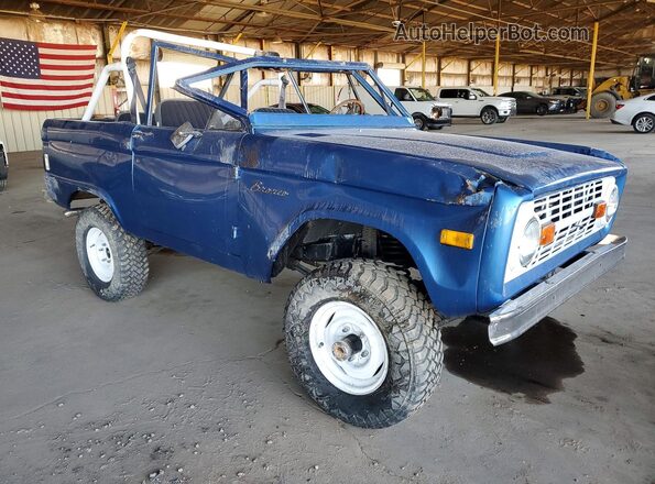 U15GLY41816 1977 FORD BRONCO Синий Передняя правая четверть